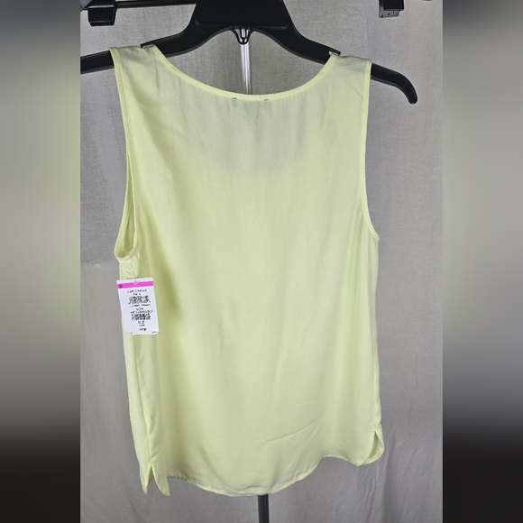 Halogen Yellow Polyester Tank Top Size Small ( 4 - 6 ) NWT - Picture 11 of 12